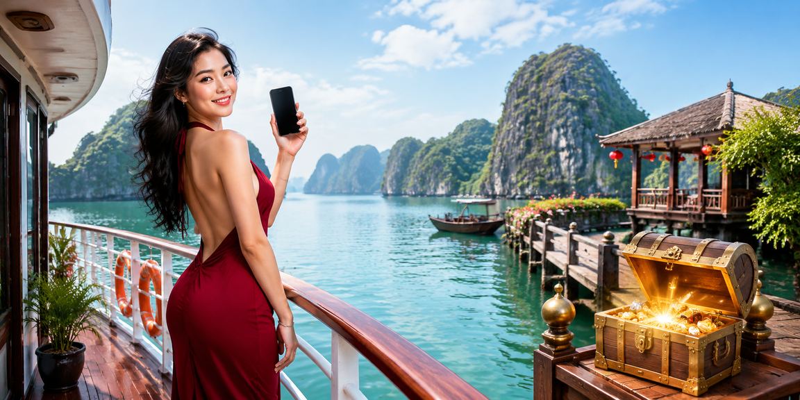 Cảnh Hạ Long minh họa trải nghiệm mobile casino cần bảo vệ dữ liệu